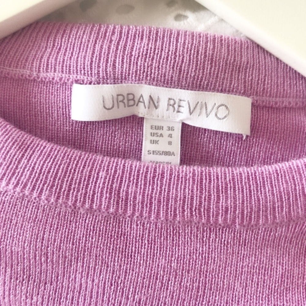 Urban Revivo sweater purple size small 4 - Picture 3 of 7